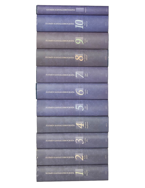 Suomen kansallisbibliografia 1-10 + hakemisto  - Tietokirjat - 10105516565 - 1