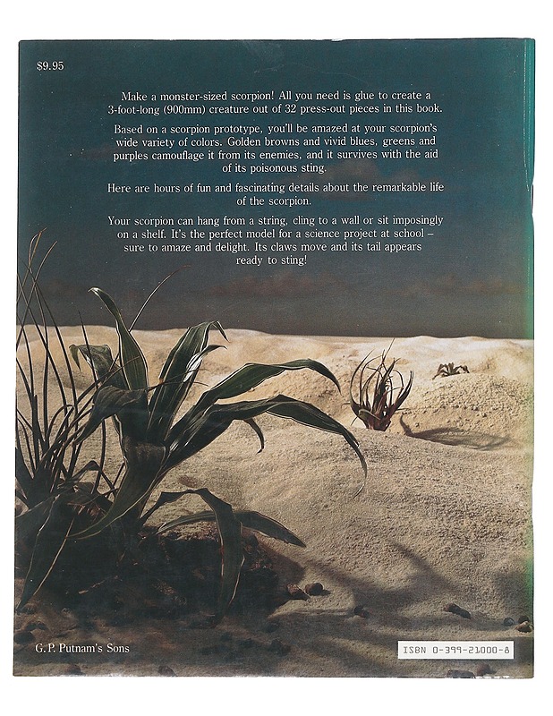 Make a Monster: Scorpion - Scott McGregor - Käsityökirjat - 10105516552 - 1