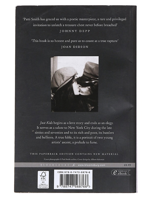 Just kids - Smith, Patti - Elämäkerrat ja muistelmat - 10105516572 - 1