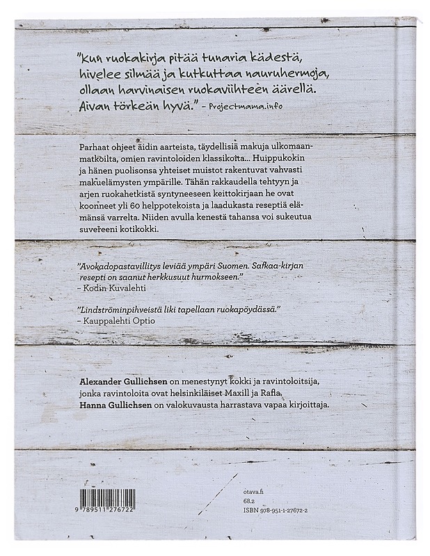 Safkaa : parempaa arkiruokaa - Gullichsen, Alexander - Ruokakirjat - 10105516577 - 1