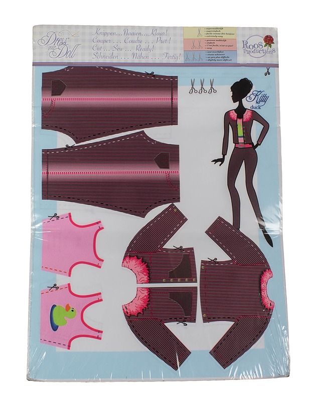 ROOS PRODUCTIONS Dress Your Doll Kitty Duck - Käsityö - 10105516588 - 0