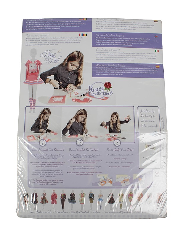 ROOS PRODUCTIONS Dress Your Doll Kitty Duck - Käsityö - 10105516588 - 1