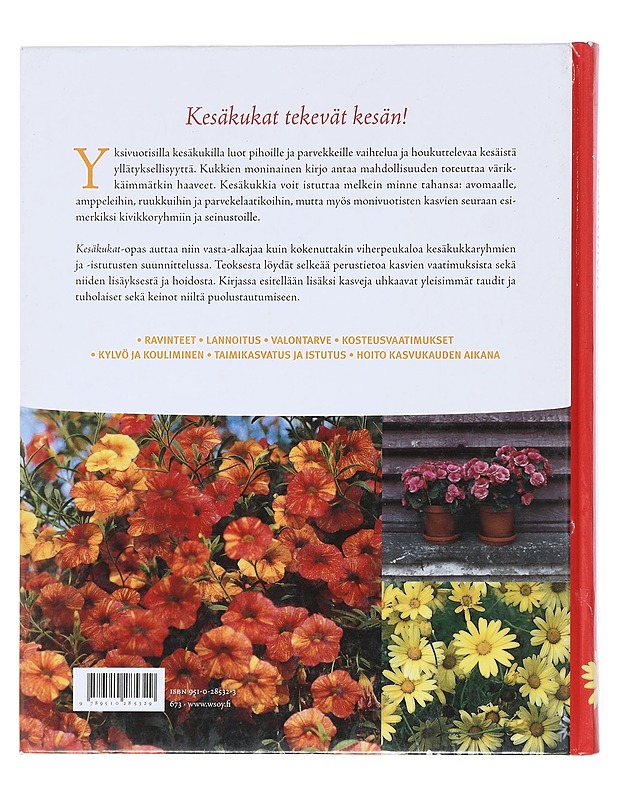 Kesäkukat - Riikonen, Antti - Tietokirjat ja oppaat - 10105516592 - 1