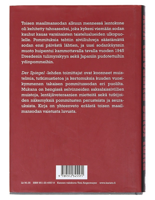 Kun taivaalta satoi tulta - Burgdorff, Stephan - Elämäkerrat ja muistelmat - 10105516619 - 1