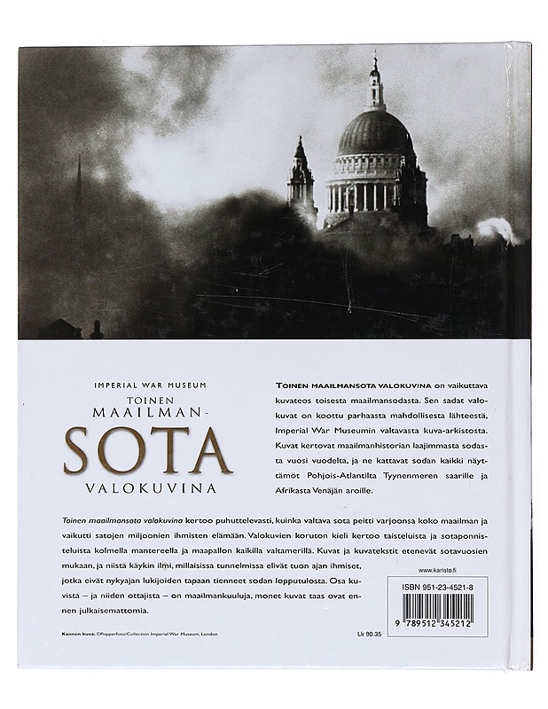 Toinen maailmansota valokuvina - Holmes, Richard - Historiakirjat - 10105516618 - 1