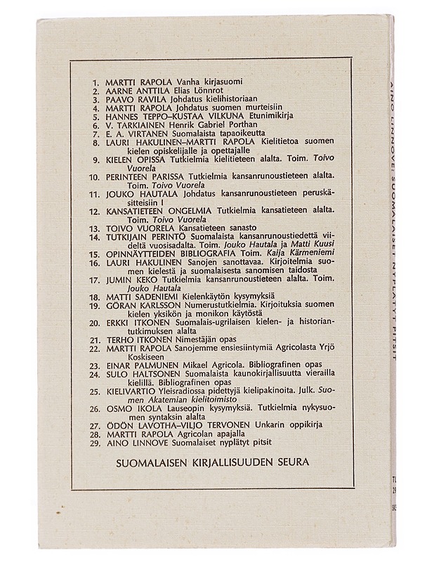 Suomalaiset nyplätyt pitsit - Aino Linno - Historiakirjat - 10105516640 - 1