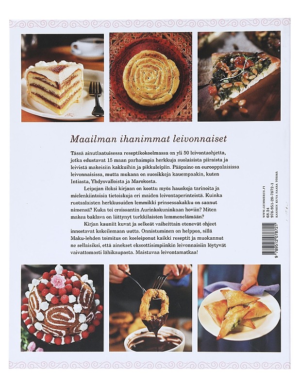Maailman ihanimmat leivonnaiset : suolaiset ja makeat herkut 15 maasta - Törmä, Saara - Ruokakirjat - 10105516655 - 1