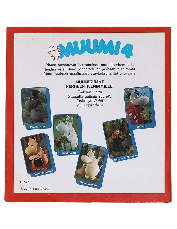 Kuningasrubiini - Jansson, Tove - Lastenkirjat - 10105516661 - 1