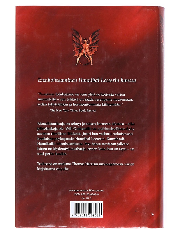 Punainen lohikäärme - Harris, Thomas - Romaanit ja novellit - 10105516670 - 1