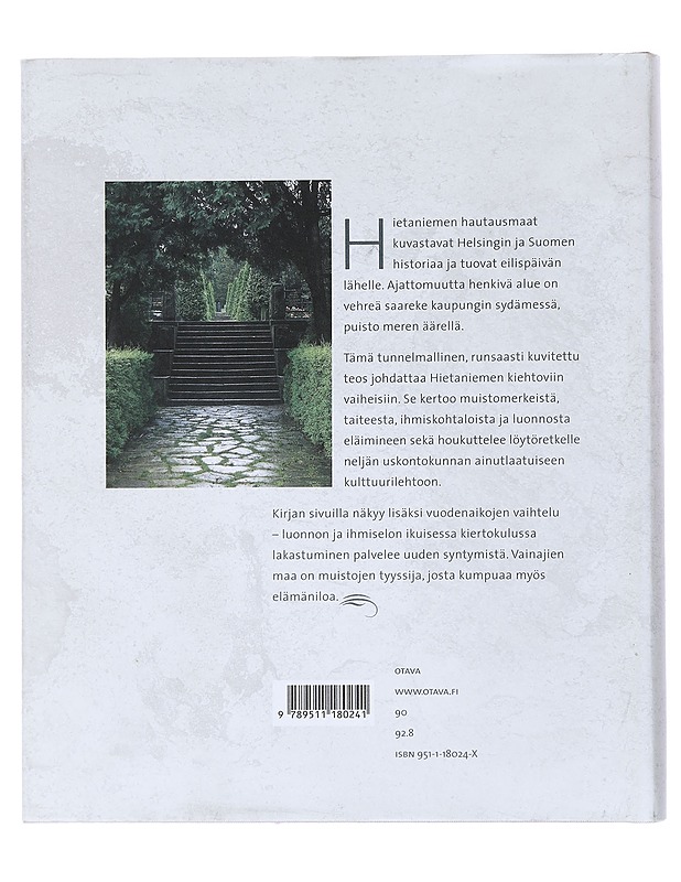 Elävä hiljaisuus : Hietaniemen hautausmailla - Juhani Seppovaara - Tietokirjat ja oppaat - 10105516741 - 1