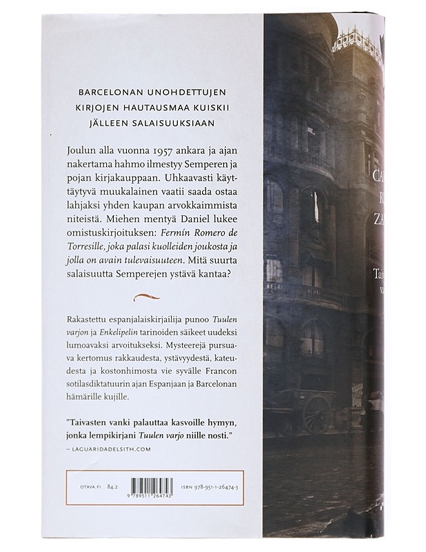 Taivasten vanki - Ruiz Zafón, Carlos - Romaanit ja novellit - 10105516768 - 1