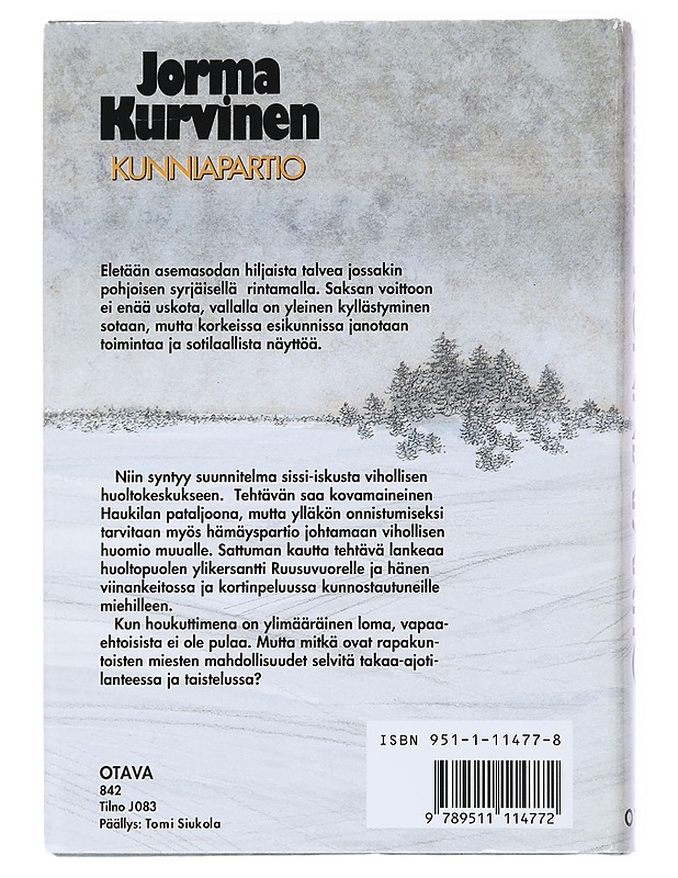 Kunniapartio - Jorma Kurvinen - Romaanit ja novellit - 10105516780 - 1