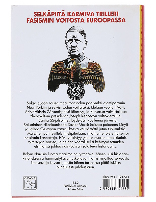 Kolmannen valtakunnan salaisuus - Harris, Robert - Historiakirjat - 10105516810 - 1