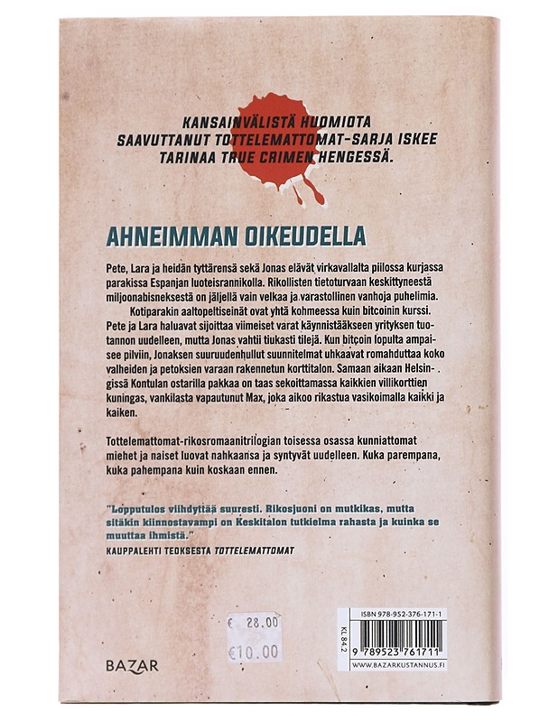 Kunniattomat - Joona Keskitalo - Romaanit ja novellit - 10105516813 - 1