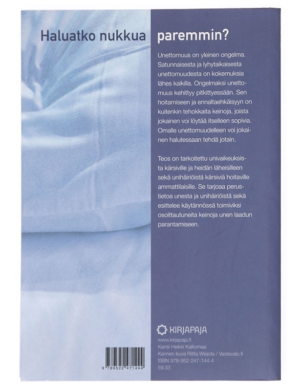 Hyvää yötä : apua univaikeuksiin - Kajaste, Soili - Tietokirjat ja oppaat - 10105516828 - 1