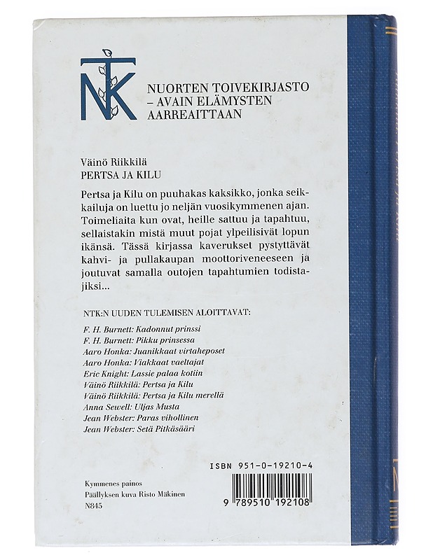 Pertsa ja Kilu - Väinö Riikkilä - Lastenkirjat - 10105516842 - 1