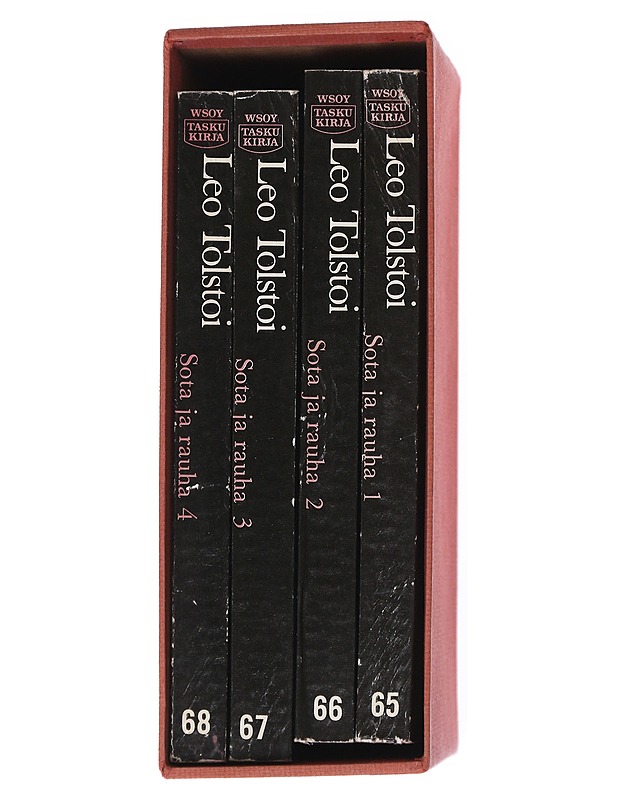 Sota ja rauha I-IV (Wsoy:n taskukirja 65-68) - Leo Tolstoi - Romaanit ja novellit - 10105516902 - 1