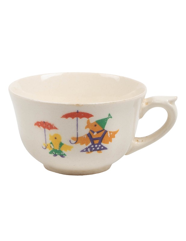 ARABIA Peukaloinen lastenkuppi ja aluslautanen - Designsuosikit - 10105516927 - 2