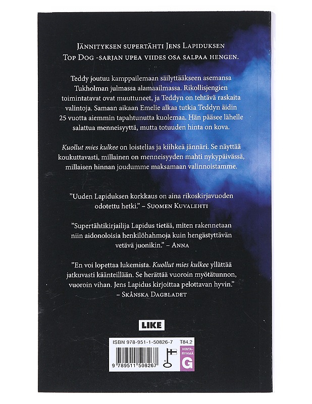 Kuollut mies kulkee - Lapidus, Jens - Romaanit ja novellit - 10105516944 - 1