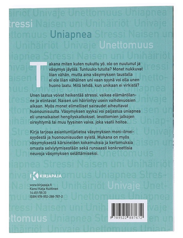 Miksi aina väsyttää? : irti uupumuksen noidankehästä - Tuula Vainikainen - Tietokirjat ja oppaat - 10105516938 - 1