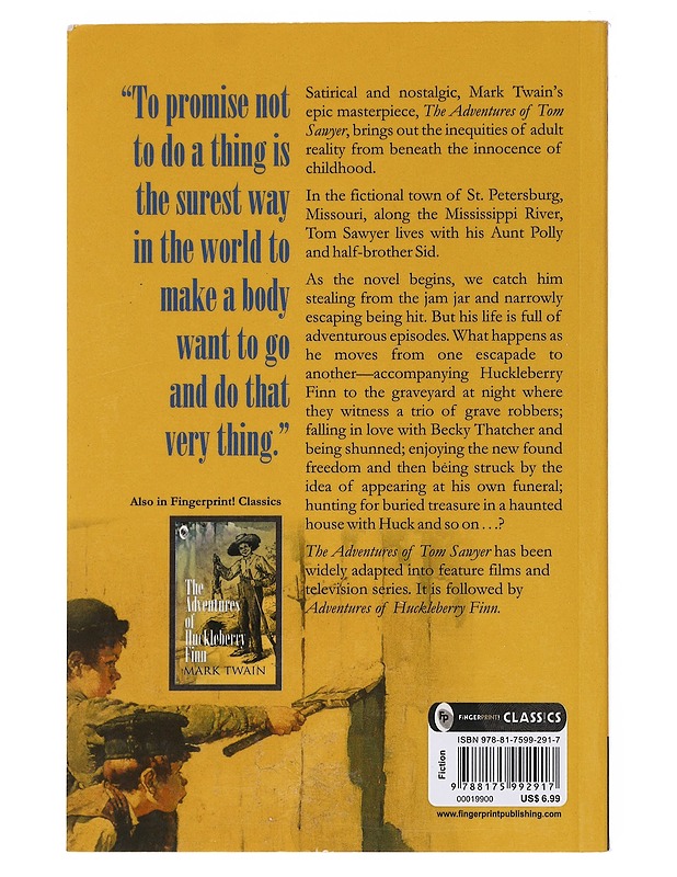 The Adventures of Tom Sawyer- Mark Twain - Jännitys ja dekkarit - 10105516940 - 1