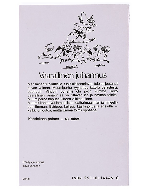 Vaarallinen juhannus - Jansson, Tove - Lastenkirjat - 10105516955 - 1