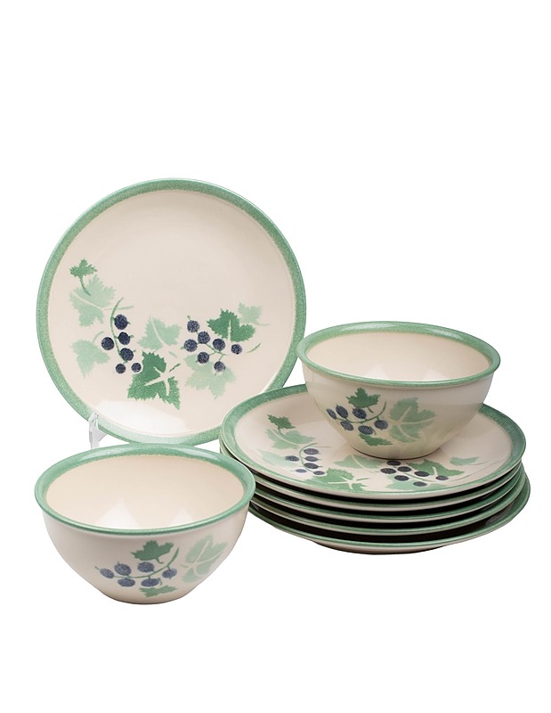 PENTIK Viinimarja astiasetti, 8 osaa, II laatu - Lautaset ja kulhot - 10105516986 - 0