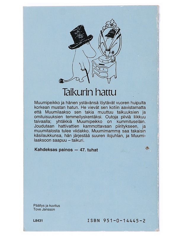 Taikurin hattu - Jansson, Tove - Lastenkirjat - 10105516978 - 1