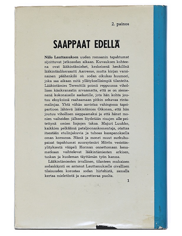 Saappaat Edellä- Niilo Lauttamus - Historiakirjat - 10105516990 - 1