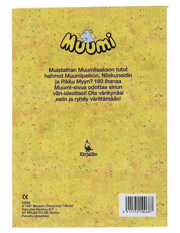 Muumi: värityskirja - Kirjalito - Lastenkirjat - 10105517016 - 1