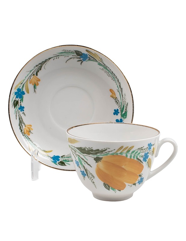 LOMONOSOV teekuppi ja aluslautanen - Lautaset ja kulhot - 10105517054 - 1