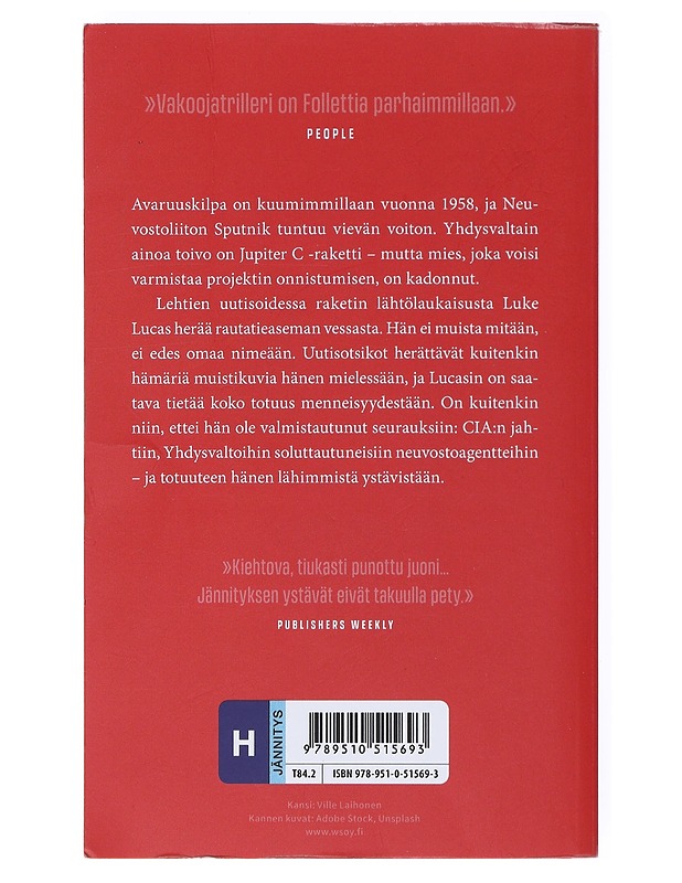 Vaarallinen muisti - Follett, Ken - Jännitys ja dekkarit - 10105517060 - 1