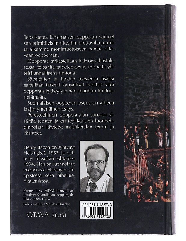 Oopperan historia - Henry Bacon - Historiakirjat - 10105517070 - 1