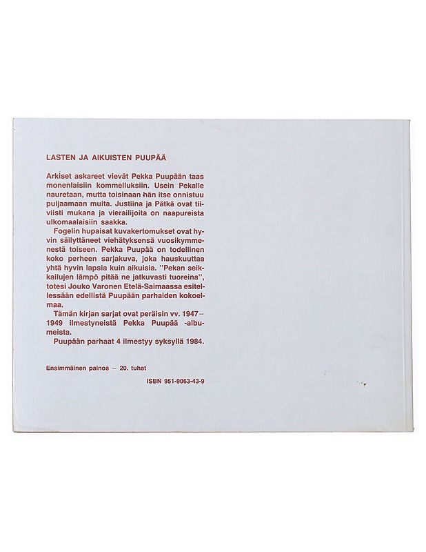 Puupään parhaat : sarjakuvia. 3 - Fogeli - Sarjakuvat - 10105517086 - 1