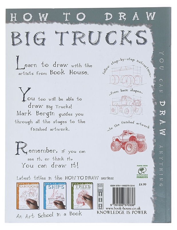 How to Draw Big Trucks- Mark Bergin - Tietokirjat ja oppaat - 10105517146 - 1