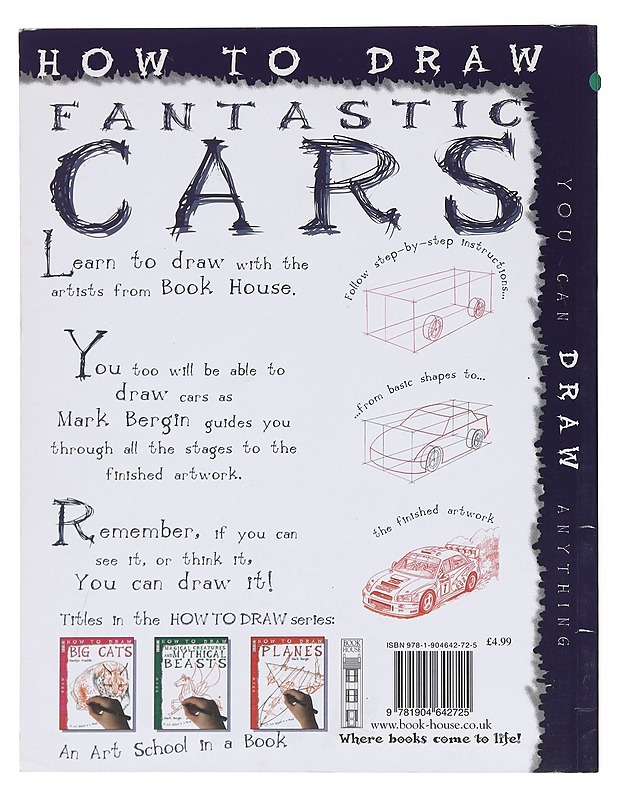 How to Draw Fantastic Cars- Mark Bergin - Tietokirjat ja oppaat - 10105517172 - 1