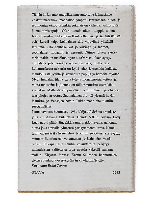 Ohrainen Olut- Kerttu Suuronen - Taide- ja kulttuurikirjat - 10105517193 - 1