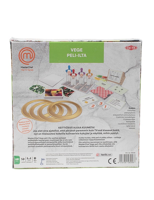 TACTIC Master Chef Vege peli-ilta lautapeli - Lautapelit - 10105517226 - 1