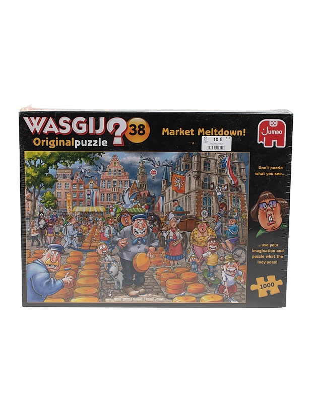 JUMBO Wasgij? Market Meltdown! palapeli, 1000 palaa - Palapelit - 10105517241 - 0