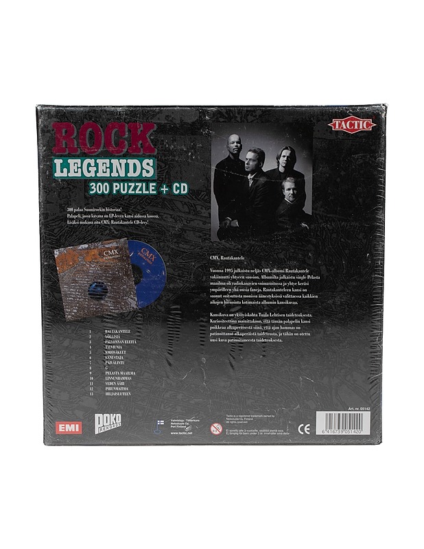 TACTIC Rock Legends: CMX palapeli ja CD - Palapelit - 10105517243 - 1