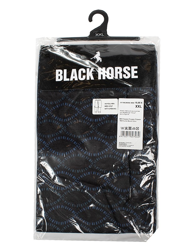 BLACK HORSE miesten pitkät alushousut, XXL - Alusvaatteet - 10105517313 - 0