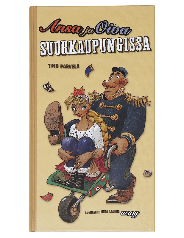 Ansa ja Oiva suurkaupungissa - Parvela, Timo - Lastenkirjat - 10105517336 - 0
