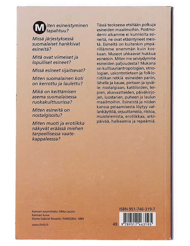 Pandoran lipas : Virvatulia esineiden maailmasta - Lönnqvist, Bo - Tietokirjat ja oppaat - 10105517412 - 1