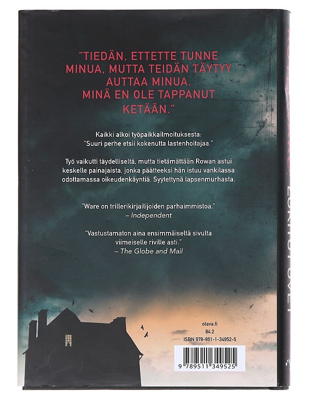 Lukitut ovet - Ware, Ruth - Kirja lahjaksi - 10105517520 - 1