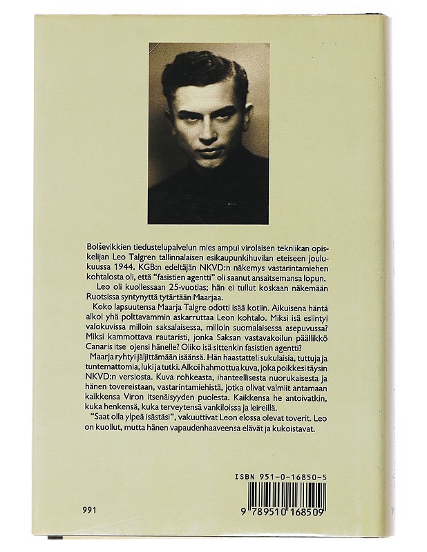 Isäni Leo, virolainen vapaustaistelija - Talgre, Maarja - Elämäkerrat ja muistelmat - 10105517546 - 1