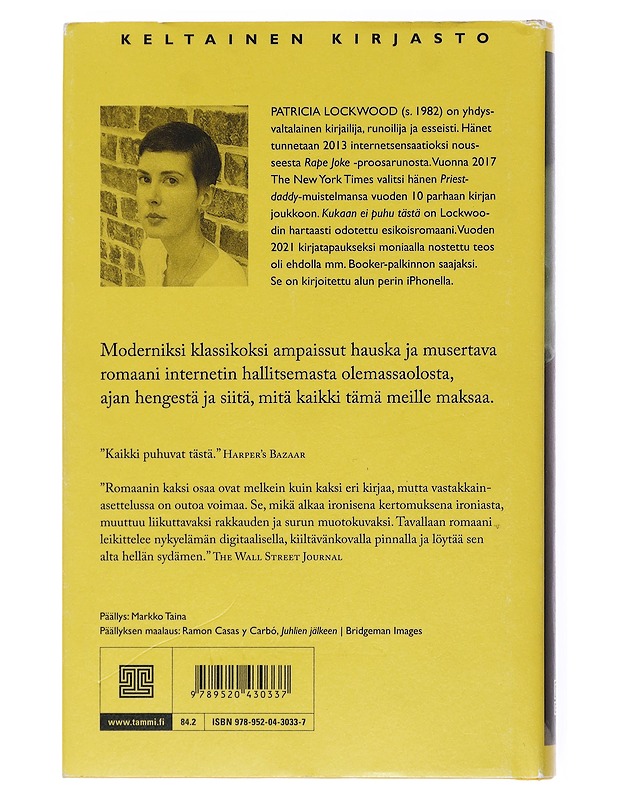 Kukaan ei puhu tästä - Lockwood, Patricia - Romaanit ja novellit - 10105517572 - 1