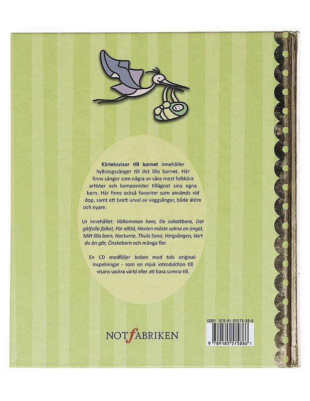 Kärleksvisor till barnet - Hahne, Ingemar - Musiikki- ja elokuvakirjat - 10105517579 - 1