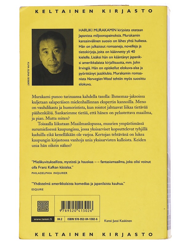 Maailmanloppu ja ihmemaa - Murakami, Haruki - Fantasia- ja scifi - 10105517596 - 1