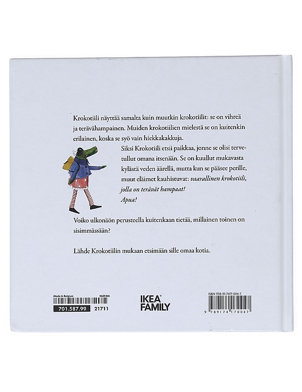 Krokotiili löytää kodin - Karin Salmson - Lastenkirjat - 10105517646 - 1