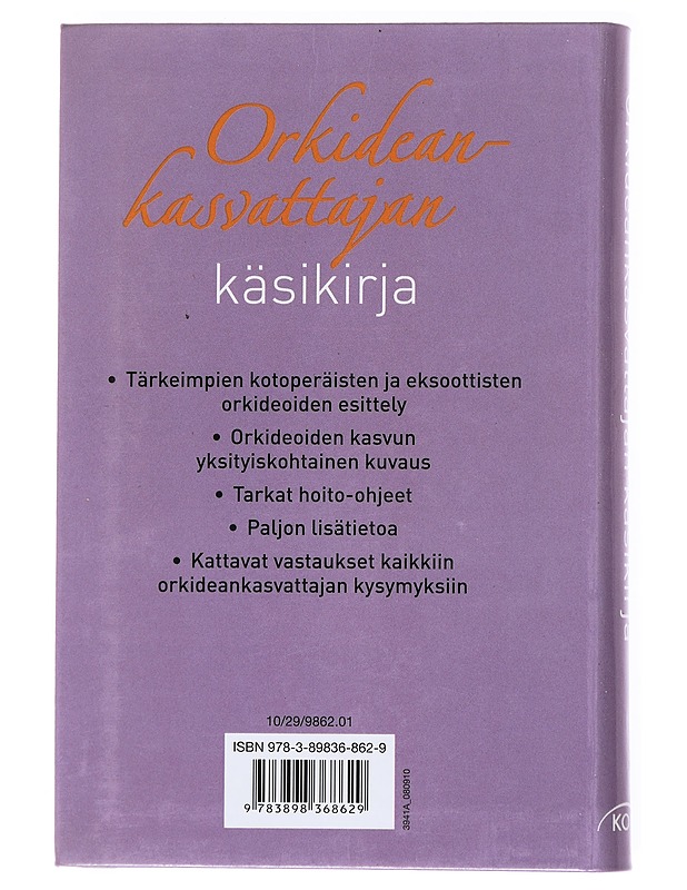 Orkidean kasvattajan käsikirja - El Abbassi, Anna - Tietokirjat ja oppaat - 10105517662 - 1